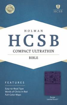 Imitation Leather Compact Ultrathin Bible-HCSB Book