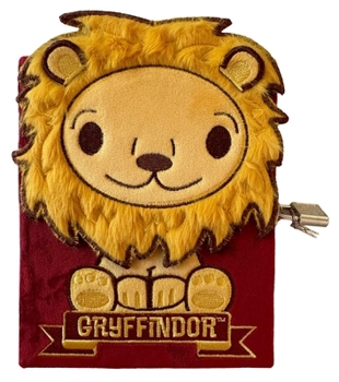 Hardcover Harry Potter: Gryffindor Plush Lock & Key Diary Book