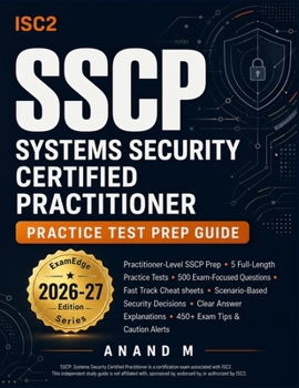 Paperback ISC2 SSCP - Systems Security Certified Practitioner - Practice Test Prep Guide Book