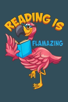 Reading is flamazing: Librarian Notebook College Blank Lined 6 x 9 inch 110 pages -Notebook for Librarian Journal for Writing- Reading book Lovers ... Notebook (Librarian Journal Notebook)