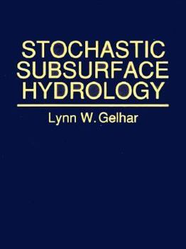 Hardcover Stochastic Subsurface Hydrology Book