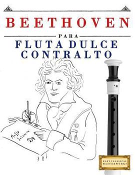 Paperback Beethoven Para Flauta Dulce Contralto: 10 Piezas F Book