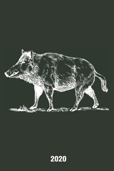 Terminplaner 2020: Terminkalender für 2020 mit Wildschwein Cover | Wochenplaner | elegantes Softcover | A5 | To Do Liste | Platz für Notizen | für Familie, Beruf, Studium und Schule (German Edition)