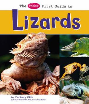 Hardcover The Pebble First Guide to Lizards Book