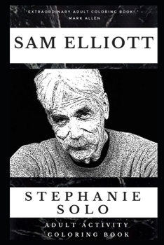 Paperback Sam Elliott Adult Activity Coloring Book