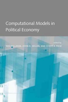 Hardcover Computational Models in Political Economy Book