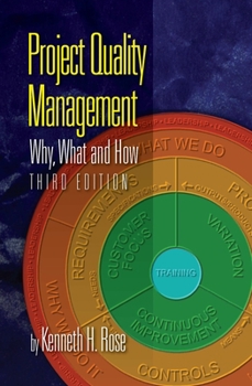 Paperback Project Quality Management, Third Edition: Why, What and How Book