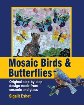 Paperback Mosaic Birds & Butterflies Book