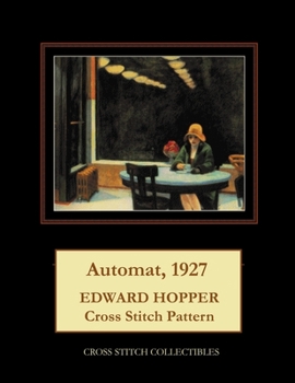 Paperback Automat, 1927: Edward Hopper cross stitch pattern [Large Print] Book