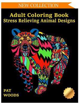 Paperback Adult Coloring Book: Stress Relieving Animal Designs Book