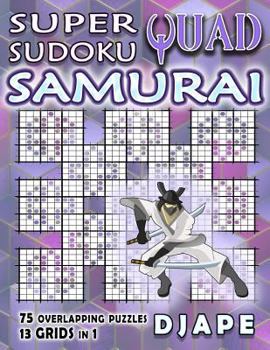 Paperback Super Quad Sudoku Samurai Book