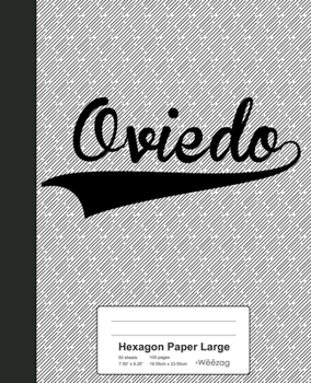 Paperback Hexagon Paper Large: OVIEDO Notebook Book