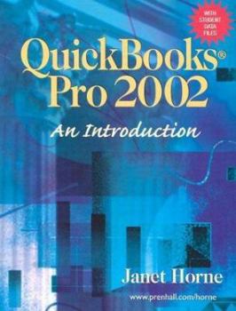 Paperback QuickBooks Pro 2002: An Introduction [With CDROM] Book