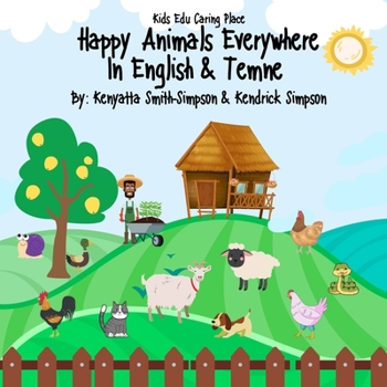 Paperback Happy Animals Everywhere in English & Temne [Swahili] Book