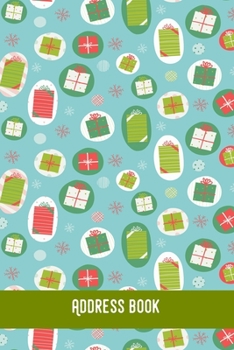 Address Book: Presents -Phone & contact book -All contacts at a glance - 120 pages in alphabetical order / size 6x9  (A5)