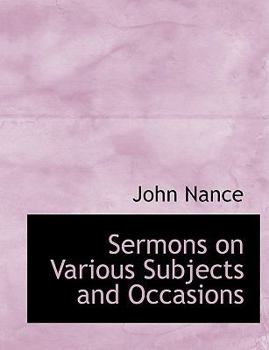 Paperback Sermons on Various Subjects and Occasions Book