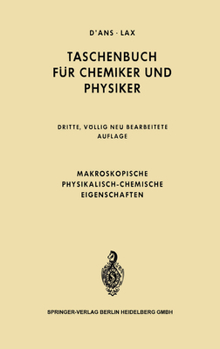 Paperback Makroskopische Physikalisch-Chemische Eigenschaften [German] Book