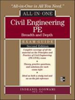 Hardcover Civil Engineering All-In-One PE Exam Guide: Breadth and Depth, Second Edition Book