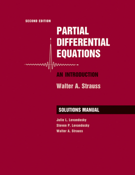 Paperback Partial Differential Equations: An Introduction, 2e Student Solutions Manual Book