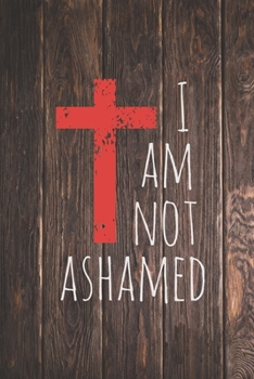 Paperback I am not ashamed - Big Red Cross - Christian Journal Book