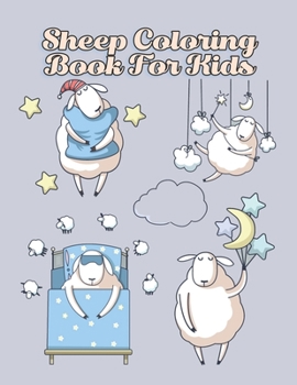 Paperback Sheep Coloring Book For Kids: A Cute sheep Animal Coloring Book For Kids, Super & Simple Animal Sheep Coloring Pages For Little Kids Book