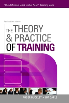 Paperback The Theory & Practice of Training Book