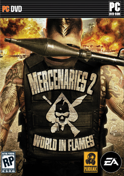 DVD-ROM Mercenaries 2 World In Flames Book