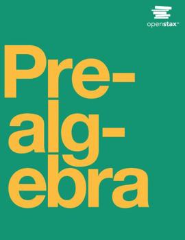 Hardcover Prealgebra by OpenStax (hardcover version, full color) Book