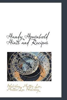 Paperback Handy Household Hints and Recipes Book