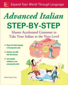 Paperback Advanced Italian Step-By-Step Book