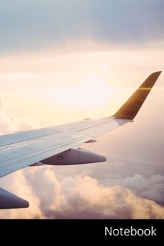 Notebook: 110 Seiten, liniert. Flugzeug Notizbuch / persönliches Tagebuch / Schreibheft / Logbuch / Planer / Vokabelheft / Notizen - 6 x 9 Zoll (15,24 ... Seiten mit Datumslinie, glänzendes Cover.