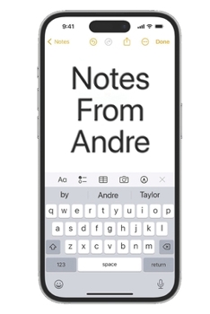 Paperback Notes From Andre Book