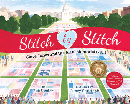 Hardcover Stitch by Stitch: Cleve Jones and the AIDS Memorial Quilt Book