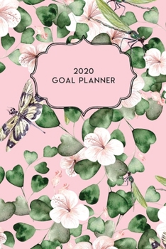 Paperback 2020 Goal Planner: 2020 Dated Goal Planner Focus Weekly Monthly Book