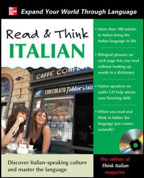 Paperback Read and Think Italian with Audio CD Book