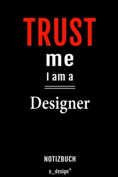 Notizbuch f�r Designer: Originelle Geschenk-Idee [120 Seiten liniertes blanko Papier]