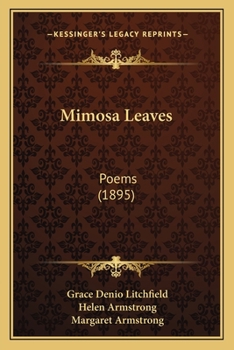 Paperback Mimosa Leaves: Poems (1895) Book