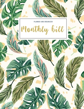 Monthly Bill Planner and Organizer: monthly bill tracker sheets | 3 Year Calendar 2020-2022 Weekly Expense Tracker Bill Organizer Notebook For ... design USA (Financial Planner Budget Book)