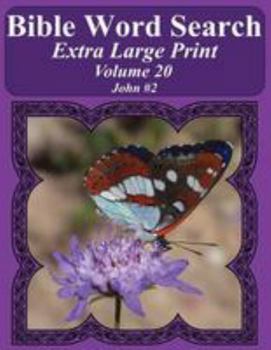 Paperback Bible Word Search Extra Large Print Volume 20: John #2 Book