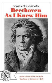 Hardcover Beethoven As I Knew Him Book
