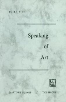 Paperback Speaking of Art Book