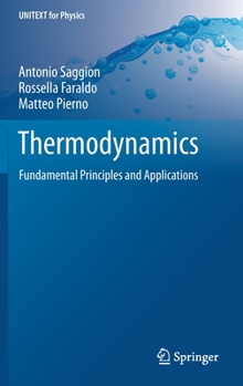 Hardcover Thermodynamics: Fundamental Principles and Applications Book