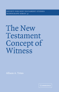 Paperback The New Testament Concept of Witness Book