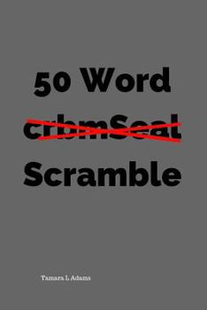 Paperback 50 Word Scramble Book