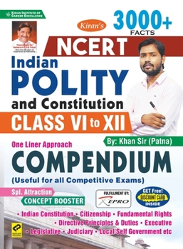 Paperback NCERT Indian Polity and Constitution One liner Compendium Book