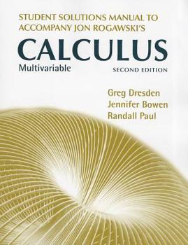Paperback Student's Solutions Manual for Multivariable Calculus: Early and Late Transcendentals Book