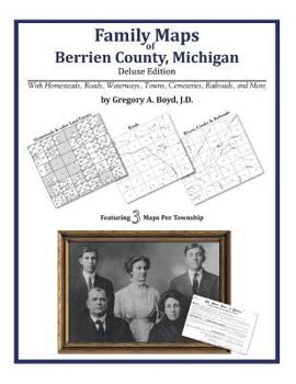 Paperback Family Maps of Berrien County, Michigan Book