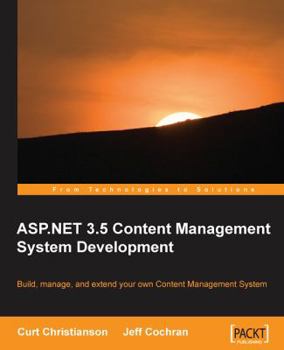 Paperback ASP.NET 3.5 CMS Development Book