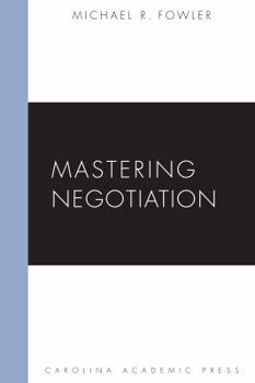 Paperback Mastering Negotiation Book