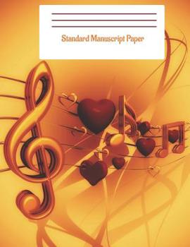 Paperback Standard Manuscript Paper Book